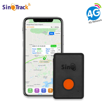 SinoTrack 2G/4G GPS Tracker Mini batterie intégrée étanche ST-904L pour enfants voiture personnelle appareil pour animaux de compagnie avec application de suivi gratuite