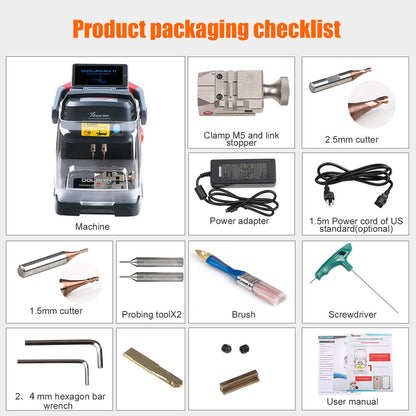 Xhorse Dolphin XP005L XP-005L Dolphin II Key Cutting Machine Plus VVDI Key Tool Max Pro With MINI OBD Tool Function