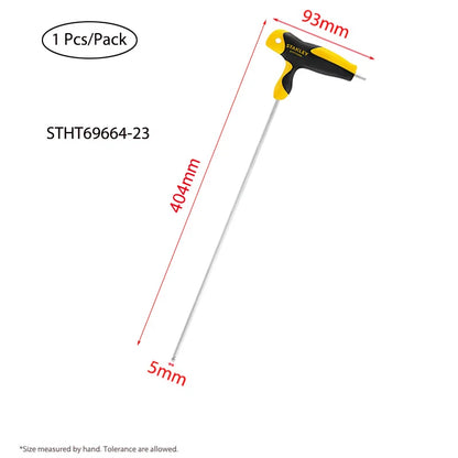 Stanley Extra Long T handle Allen keys Set 8mm 7mm 6mm 5mm 4mm 3mm 2.5mm 2mm Hexagonal Key Ball Tips Professional Screwdriver