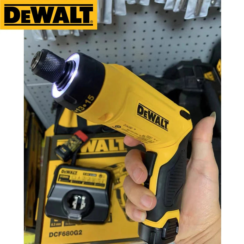 DEWALT DCF680G2 Șurubelniță fără fir 8V MAX* Set de șurubelnițe giroscopice Mâner Unelte electrice cu impact fără fir reîncărcabile