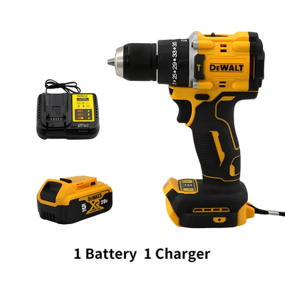 DEWALT DCD805 Unealta electrica fara perii Burghiu electric reincarcabila 20V 10mm Surubelnita fara baterie Cheie cu impact Instrument de gaurit compact