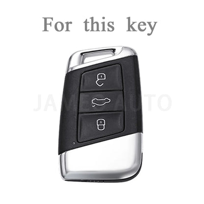 For VW Volkseagen Passat B8 Magotan for Skoda Superb A7 Kodiaq Seat TPU Car Key Case Cover Bag Shell Fob Protector