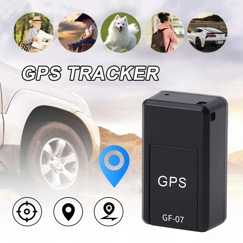 Mini traceur GPS pour voiture GF-07 Suivi en temps réel Localisateur antivol Positionneur SIM Support magnétique puissant Traceur antivol