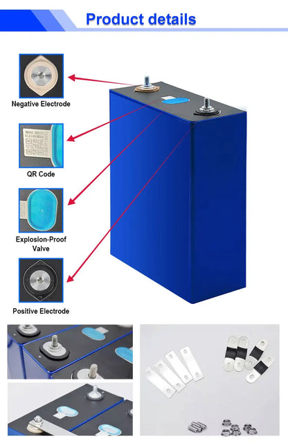 LifePo4 280Ah Grade A Batteries Poland Stock Battery 6000 Cycles Lifepo4 Battery 12V 48V Rechargable Battery For Solar