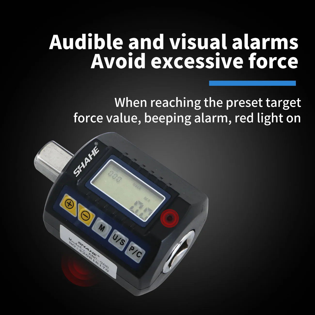 High Precision Mini Torque Adapter Square Drive 1/2''1/4'' 3/8'' Digital Torque Wrench Electronic Digital Torque Meter