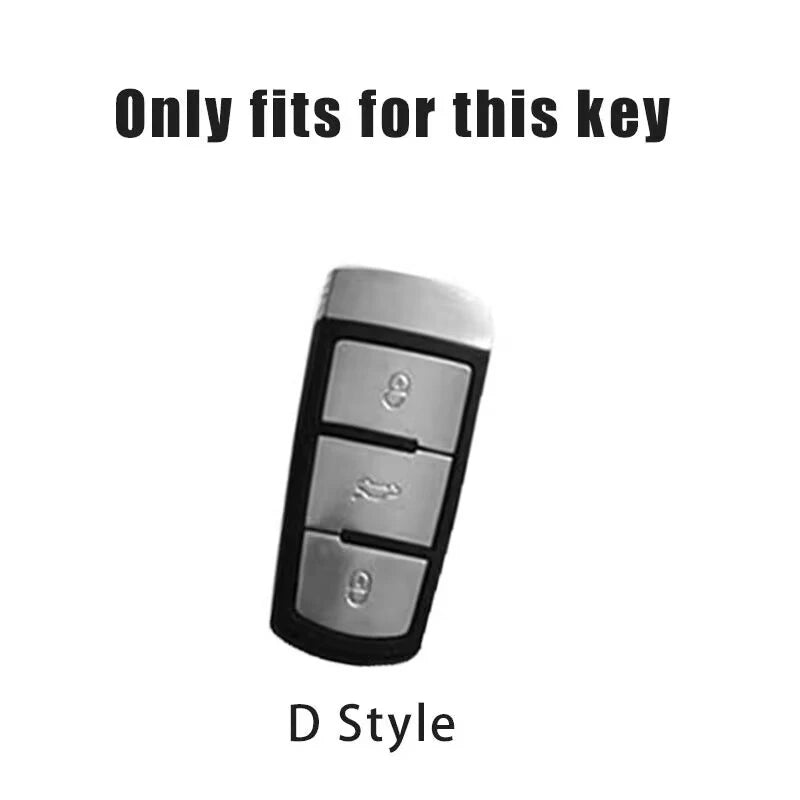 Leather Car Zinc Alloy  Key Case Cover Remote Shell For Volkswagen VW Passat  3C CC B6 B7 B7L R36 Maogotan B5 Keychain Accessory