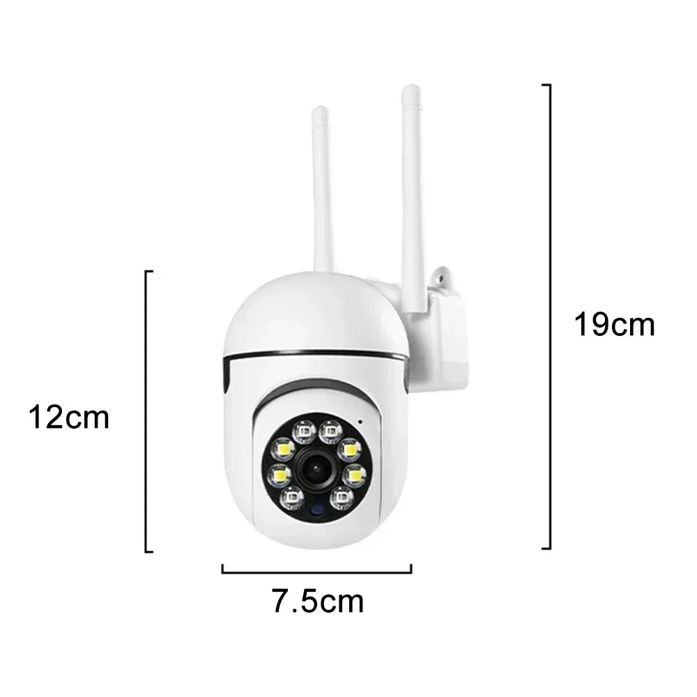 Caméras de surveillance vidéo Wifi 2,4 G 1080P, moniteur de sécurité extérieur IP, zoom 4,0X, alarme de suivi sans fil pour la maison, étanche