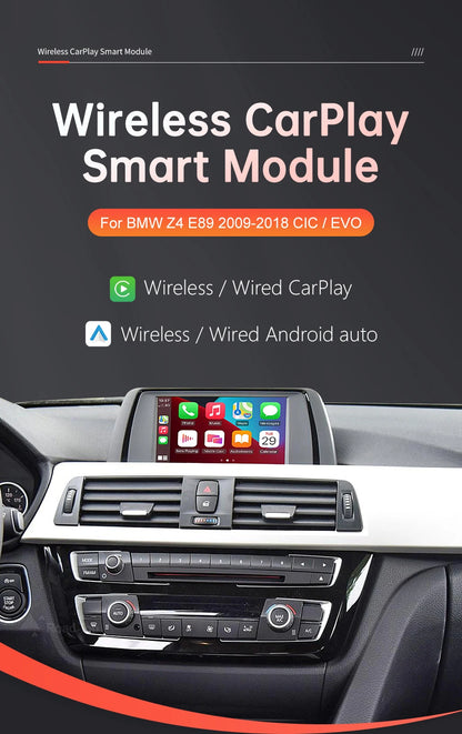 Wireless CarPlay Android Auto pentru BMW CIC System 1 2 3 4 5 7 Series