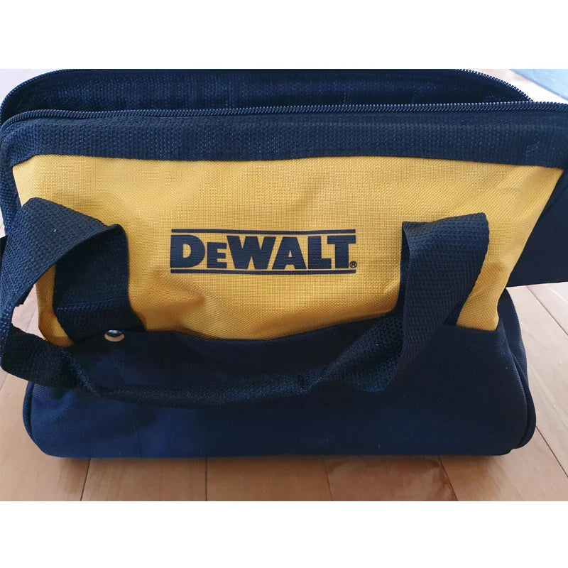 DEWALT 13" Mini Geantă de scule pentru antreprenori pentru sarcini grele Geanta pentru scule electrice din pânză din nailon Trusă de instrumente originală 34*23*20cm