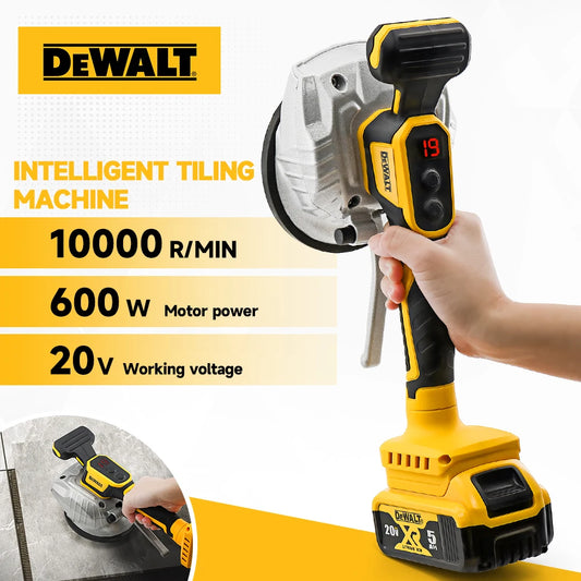 Machine à carreler Dewalt Outil vibrant pour pose de carrelage mural et de sol 10 000 tr/min Appareil de pavage de carrelage réglable à 8 vitesses Outils électriques