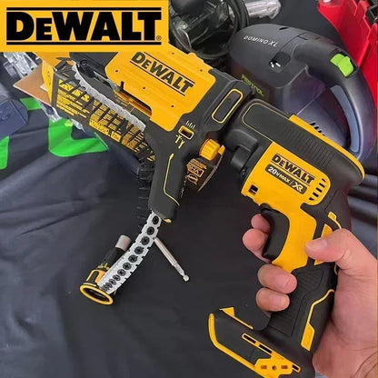 DEWALT 20V pistol cu ​​șuruburi pentru gips-carton, mașină de înșelat cu alimentare automată, fără perii, cu rotație de 360 ​​de grade DCF620 DCF6202