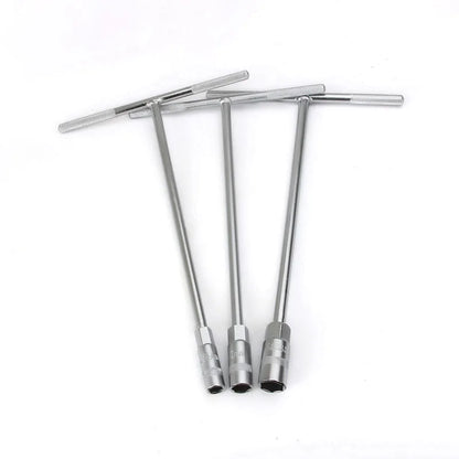 T-type manual socket wrench external hexagonal automobile and motorcycle repair wrench nut hexagonal T-bar