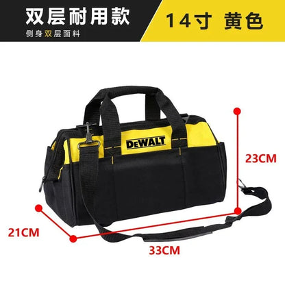 DEWALT Tools Sac à main de rangement durable Clé électrique Tournevis Trousse à outils Pièces de quincaillerie en métal Sac à outils multifonction