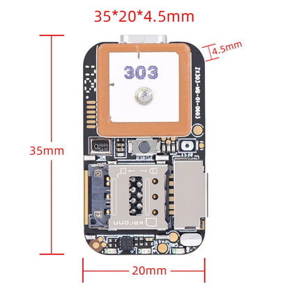 Mini traceur GPS ZX303 PCB, dispositif de localisation de suivi en temps réel pour voiture, enfants, animaux domestiques, enregistrement anti-perte, suivi gratuit à vie