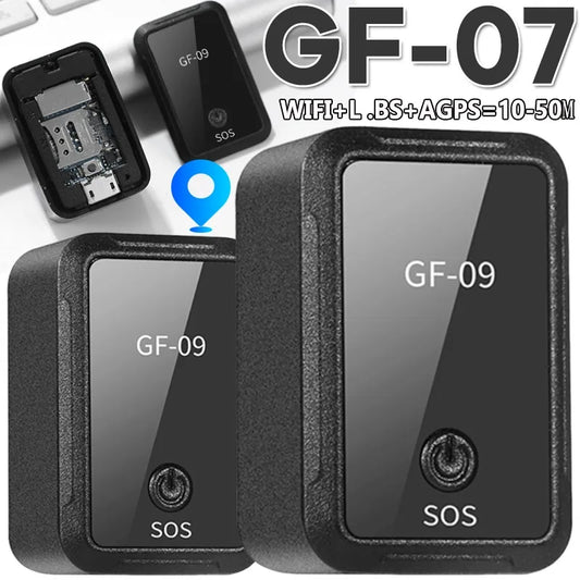 GF09 GSM Tracker cu înregistrare vocală LiveLBS gratuit WlFl Aplicație de urmărire a locației Dispozitiv de spionaj pentru apelare automată pentru prietenă