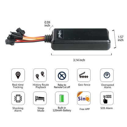 SinoTrack 4G GPS Tracker ST-906L For Car Motorcycle Vehicle Tracking Device With Cut Off Oil Power & Online Tracking Software