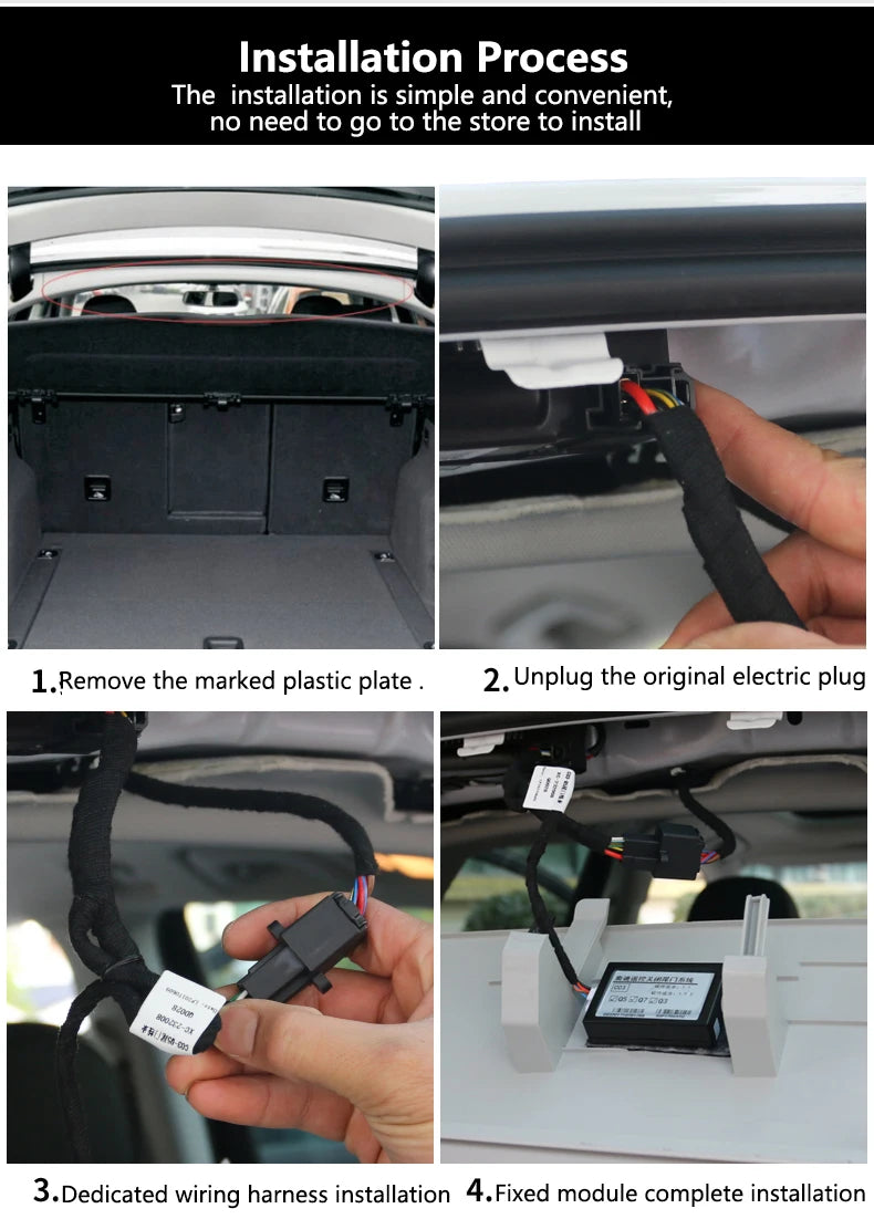 Automatic Lifting Electric Tailgate Lock Module Electric Tailgate Refitted Intelligent Key Control For Audi Q5 Q5L Q7 A5 A4