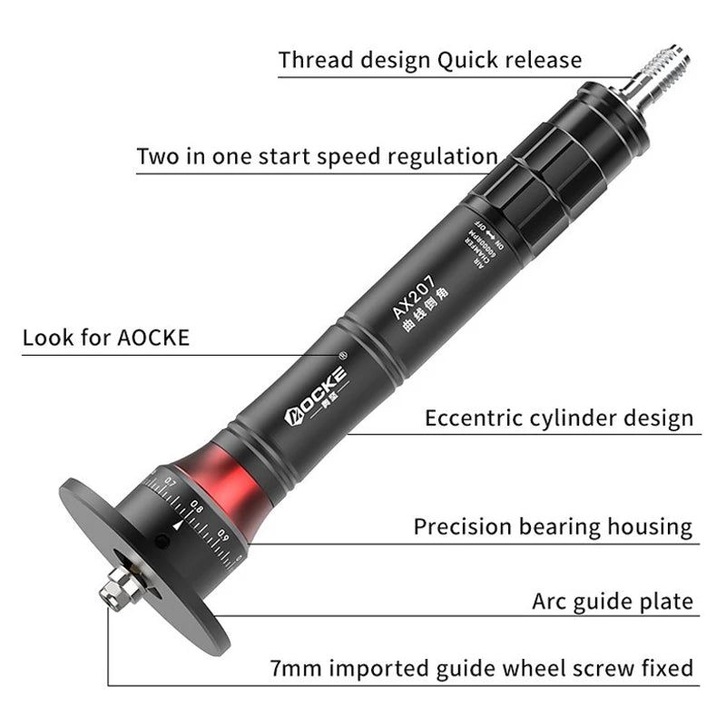 Mini mașină pneumatică portabilă de teșit cu arc de 45 de grade Mașină de tăiat teșit manual pentru debavurarea metalelor 0,1 ~ 0,9 mm