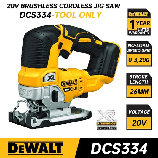 Ferăstrău cu rulare DEWALT DCS334 Ferăstrău cu perii 20V MAX cu mâner în D Ferăstrău cu rulare cu viteză variabilă Instrument electric multifuncțional DCS334B