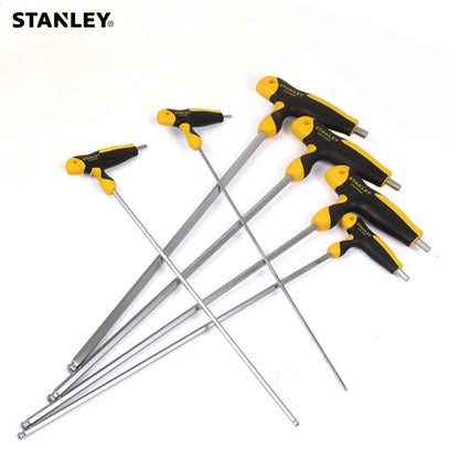 Stanley Extra Long T handle Allen keys Set 8mm 7mm 6mm 5mm 4mm 3mm 2.5mm 2mm Hexagonal Key Ball Tips Professional Screwdriver