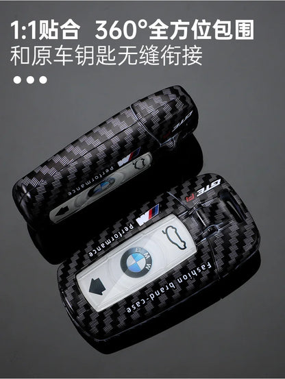 Fashion Racing Style Design Car Key Case Cover For BMW E90 E60 E70 E87 3 5 6 Series M3 M5 X1 X5 X6 Z4 E71 E72 E88 E89 E91 E92 Z4