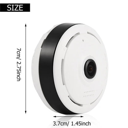 Saikiot V380 5MP Caméra panoramique WIFI CCTV sans fil Caméra de sécurité à domicile Caméra panoramique 360 ​​180 degrés Caméra panoramique WIFI Fisheye