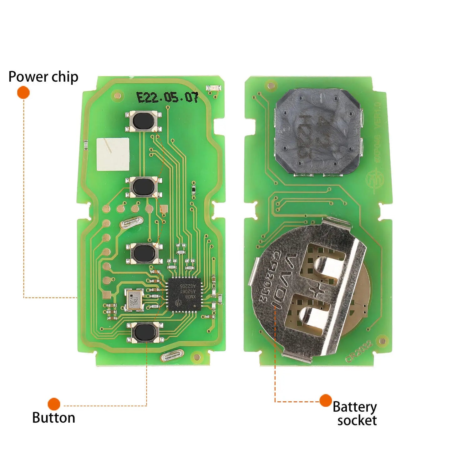 1PC The New Xhorse Universal VVDI 4D Intelligent Remote Key XSTO03EN Is Suitable For Toyota XM38 8A 4A Remote Control Key