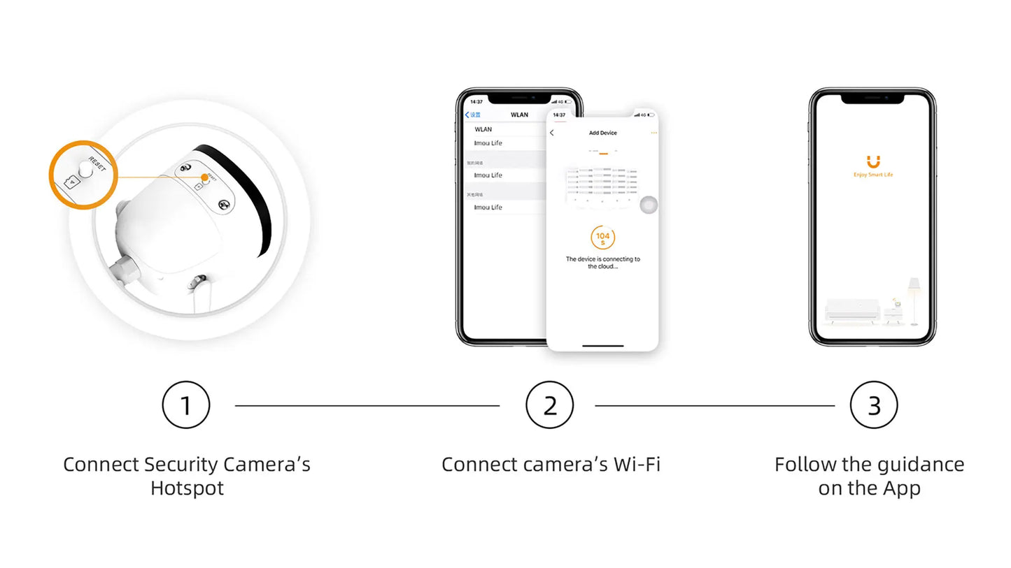 3 buc IMOU Bullet 2C 4MP Wifi Cameră IP67 Rezistent la intemperii AI Detectie umană Supraveghere în aer liber IP Cameră de securitate En-gros