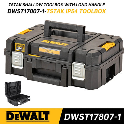 DEWALT TSTAK II Storage Box Tote Toll Long Handle Storage Case Plastic Tool Box For DCF892 DCF894 DCG405 DWST83345-1 DWST17807