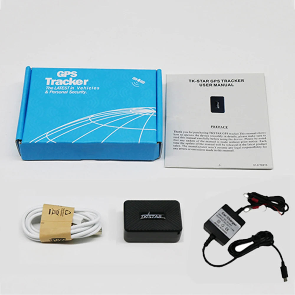 TKSTAR TK913 4G Mini GPS Tracker Aimant Puissant Localisateur GPRS Voiture Véhicule Moniteur Vocal Automatique Suivi en Temps Réel Application Web Gratuite