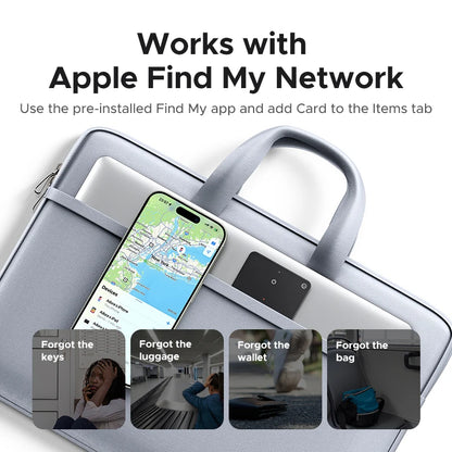 Cardul UGREEN Security SmartTrack Funcționează cu Apple Find My Wallet Tracker Bluetooth Căutare telefon Rezistent la apă (numai iOS)