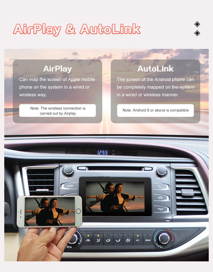 Wireless Carplay Android Auto For TOYOTA Touch2 Entune2.0 Highlander Auris Sienna Prius Yaris Camry Corolla Avensis RAV4