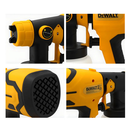 Pistol electric de vopsea cu pulverizare DEWALT 800ML Pulverizator de vopsea fără fir Pulverizator electric de vopsea Unelte electrice pentru vopsit pentru baterie de 18V