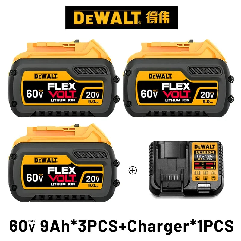 High Rate 100% Genuine Dewalt 20V Battery, 2AH 5AH 6AH 9AH Rechargeable Lithium Ion Battery, Dewalt DCB200 Power Tool Battery