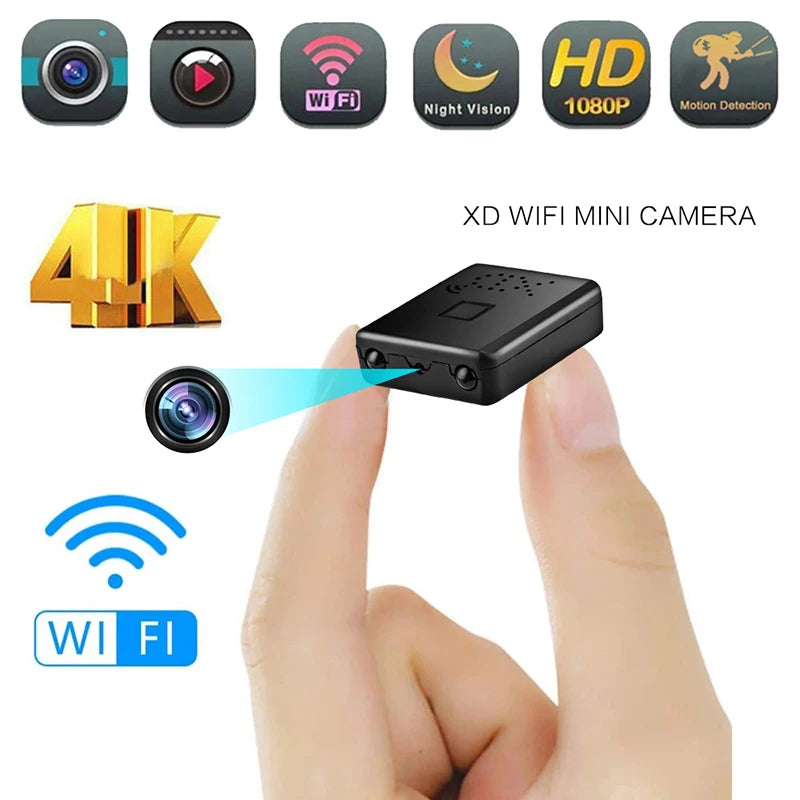 Xiaomi Mini Cameră WiFi XD Pro Full HD 4K 5G Viziune de noapte Telecomanda Securitate Monitorizare Protecție acasă Înregistrare video rezistentă la apă