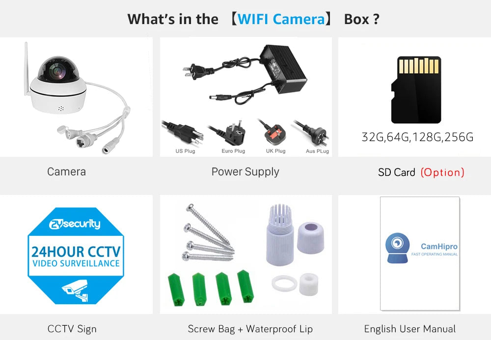 4K 8MP Wifi Dome IP PTZ Cameră în aer liber de urmărire a oamenilor/vehiculului Cameră de securitate audio bidirecțională fără fir Cameră de supraveghere pentru interior