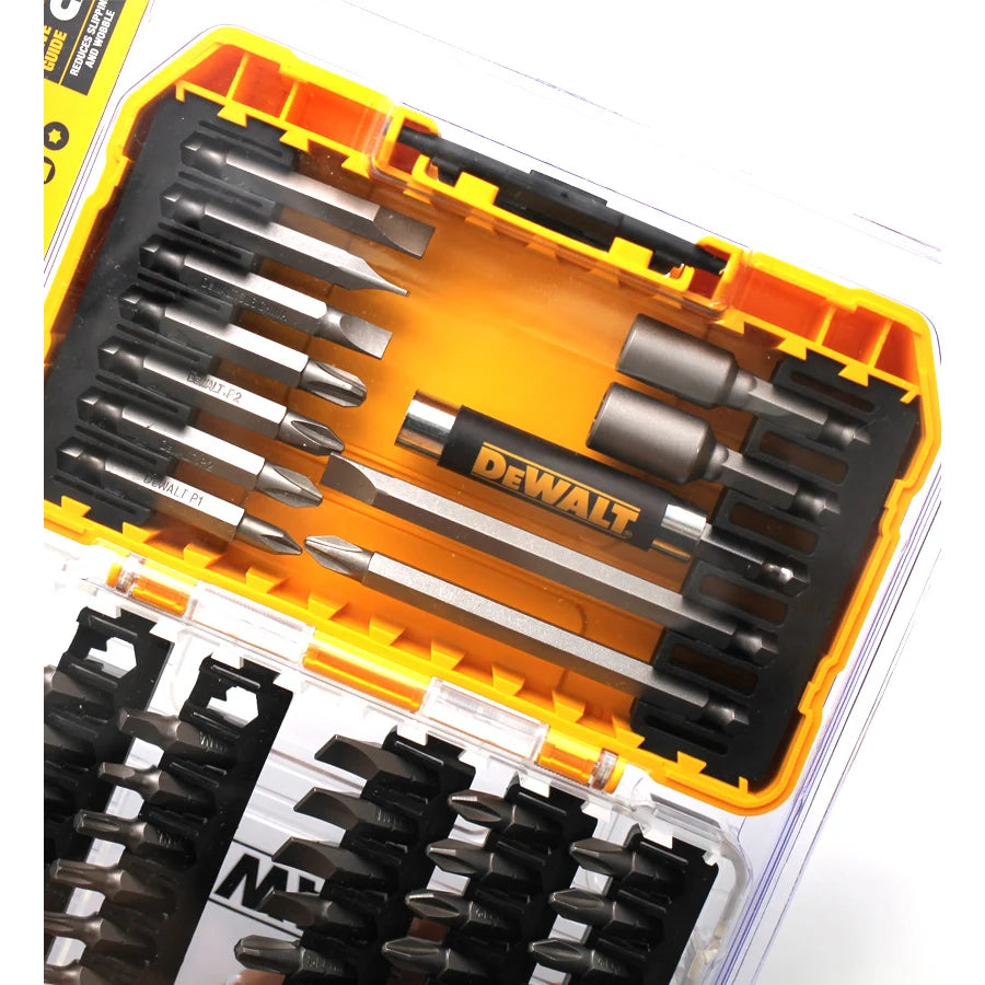 DEWALT Set de 45 bucăți de șurubelniță cu priză și cablu prelungitor Accesorii pentru scule electrice DW2166