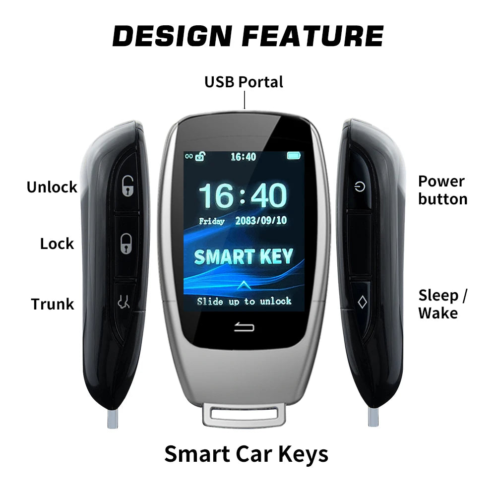 TK900 Modified Universal Remote Smart LCD Car Key For BMW Benz Audi Fiat Lexus Jaguar Porsche Land Rover Nissan Renault VW