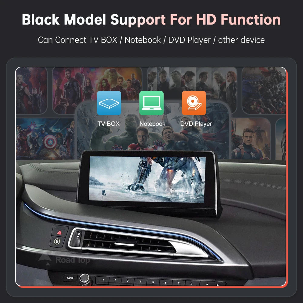 Wireless CarPlay Android Auto pentru sistemul BMW i8 I12 NBT 2014-2018, cu Mirror Link AirPlay Car Play Funcții