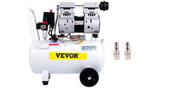 VEVOR 14/18/30/35 L Silent Whisper Compressor 850/1000/1500 W Quiet Oil-Free Compressor 1.1/1.5/2 HP For Workshop Tires Bicycle