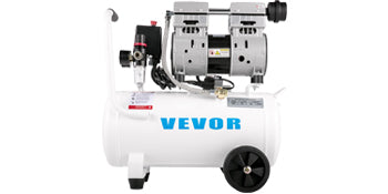 VEVOR Air Compressor 6.6/11 Gal,Portable Air Compressor 1 HP, Oil Free Air Compressor Steel Tank 750W Ultra Quiet Compressor