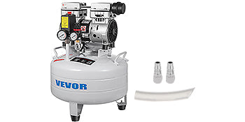 VEVOR Vertical Air Compressor 6.6/8.8 Gal Ultra Quiet Oil-Free Air Compressor 30L/40L Tank Silent Air Compressor 850W Low noise