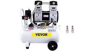 VEVOR 14/18/30/35 L Silent Whisper Compressor 850/1000/1500 W Quiet Oil-Free Compressor 1.1/1.5/2 HP For Workshop Tires Bicycle